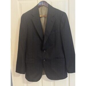 Polo University Club Ralph Lauren VTG Charcoal Grey Sport Coat 40R Wool USA
